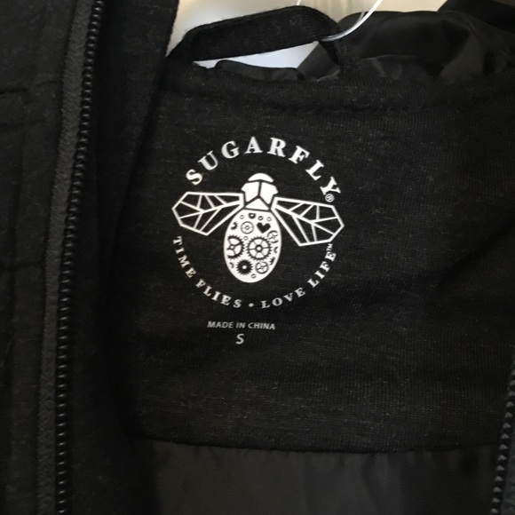 New w/tags Sugarfly hooded vest kids size S - Picture 2 of 4